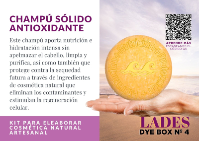 LadesDyeBox Nº4 - Champú sólido antioxidante
