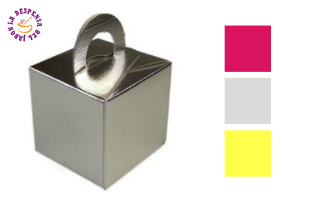 Mini square box with handle