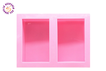 Molde de silicona rectangular 2 cavidades
