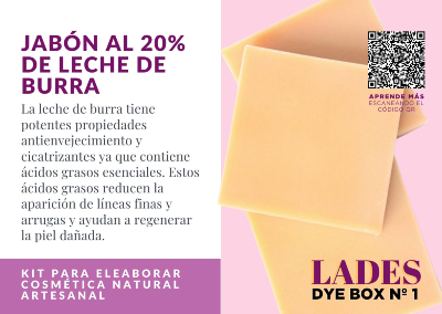 LadesDyeBox Nº1 - Jabón 20% leche de burra